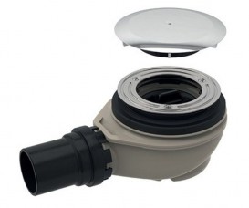 Пробка зливного отвору до сифона для душових піддонів Geberit d90 мм глянсовий хром 150.265.21.1