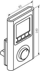 Програматор недельный Terma TTIR1 белый TGRTBI001