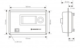 Програмований контролер твердопаливного котла із шнековим живильником Euroster 12P