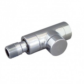 Прохідний вентиль Oventrop Combi E на зворотну підводку серії E хром 1167052