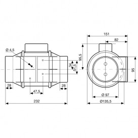 Промисловий вентилятор Soler&Palau TD-160/100 N T Silent канальний малошумний 5211322200
