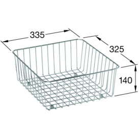 Проволочная корзина для кухонной мойки Villeroy & Boch нержавеющая сталь 8K0400K1