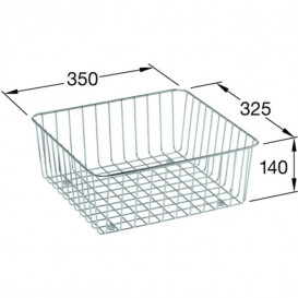 Дротяний кошик для кухонного миття Villeroy & Boch нержавіюча сталь 8K0600K1