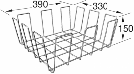 Проволочная корзина для кухонной мойки Villeroy & Boch нержавеющая сталь 9K0900K1