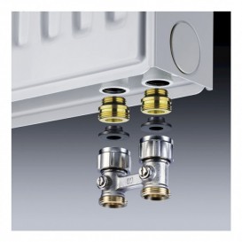 Прямий запірно-приєднувальний вузол Oventrop Multiflex F ZB 1/2 