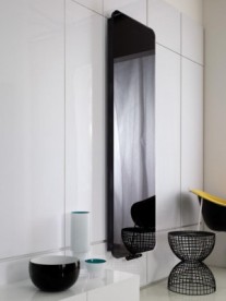 Радіатор декоративний Instal Projekt Indivi 57,6х200,6 см з панеллю чорне дзеркало IND-60 / 200E31L05