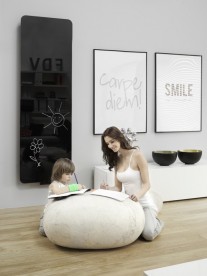 Радиатор декоративный Instal Projekt Indivi New/X 180,6х57,6 см с панелью черное зеркало INDN-60/180E31L05