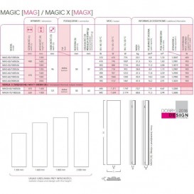 Радіатор декоративний Instal Projekt Magic X 48х120 см з панеллю для фото MAG-50 / 120EL06