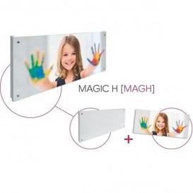 Радиатор декоративный Instal Projekt Magic H 120х57 см с панелью для фото MAGH-120/60EL06