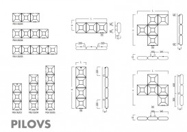 Радиатор декоративный Instal Projekt Pilovs V 26х79 см сталь палитра IP на выбор PILV-30/03C