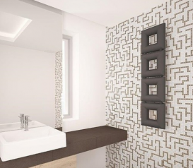 Радіатор декоративний Instal Projekt Pilovs V 26х105,5 см сталь палітра IP на вибір PILV-30 / 04C