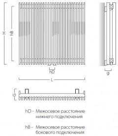 Радиатор отопления Instal Projekt Afro New пластинчатый 82,6х180 см 37 элементов сталь палитра IP на выбор AFRN-180/37