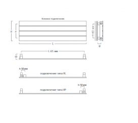 Радиатор отопления Instal Projekt Cover H пластинчатый 100х58,1 см 8 элементов сталь палитра IP на выбор COVH-100/08