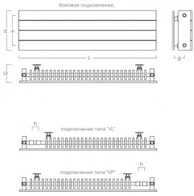 Радиатор отопления Instal Projekt Cover X11 пластинчатый 100х58,1 см 8 элементов сталь палитра IP на выбор COVX11-100/08
