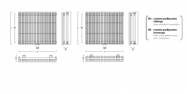Радіатор опалення Instal Projekt Vivat трубчастий 67,5х120 см 23 секції сталь палітра IP на вибір VIV-120/23