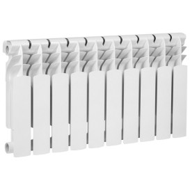 Радиатор отопления Kroner Alma 200М 350/80/96 мм 10 секций биметалл белый CV034117
