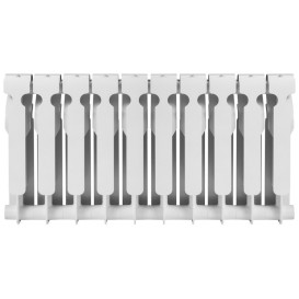 Радиатор отопления Kroner Alma 200М 350/80/96 мм 10 секций биметалл белый CV034117