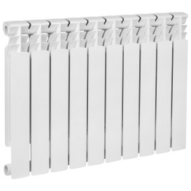 Радіатор опалення Kroner Alma 500М 500/80/80 10 секцій біметал білий CV034118