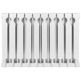 Радіатор опалення Kroner Alma 500М 500/80/80 10 секцій біметал білий CV034118