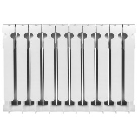 Радіатор опалення Kroner Alma 500Р 500/80/100 10 секцій біметал білий CV034119