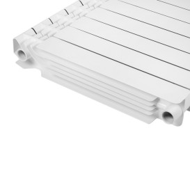 Радіатор опалення Kroner Cathrin 500Р 500/80/100 10 секцій біметал білий CV034121