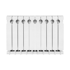 Радіатор опалення Kroner Cathrin 500Р 500/80/100 10 секцій біметал білий CV034121