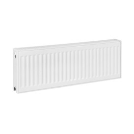 Радиатор отопления Kroner KN-168114 22 тип 300х900 мм нижнее подключение сталь белый CV034457