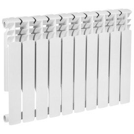 Радиатор отопления Kroner Serene 500М 500/80/96 10 секций биметалл белый CV034120
