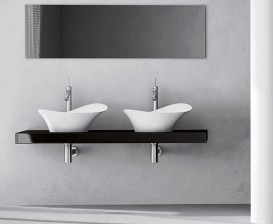 Раковина для ванной Marmorin Alice I 55х32.7 см литой камень белый P 550 056 020 010