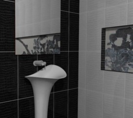 Раковина для ванной Marmorin Alice S 58х38 см напольная литой камень белый P 550 058 020 010