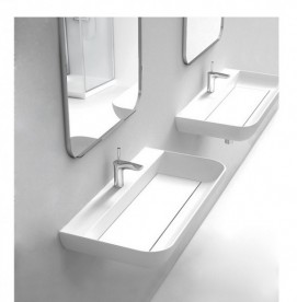 Раковина для ванної Marmorin Dione 70х45 см литий камінь білий 505 070 020 xx x