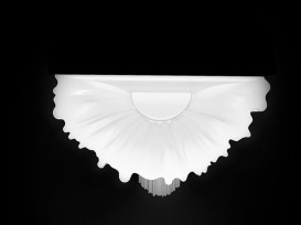 Раковина для ванної Marmorin Flora 76,2х35,8 см для підлоги литий камінь білий P 525 075 020 010