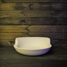 Раковина для ванної Marmorin Jena 45х49 см литий камінь білий P 540 047 020 010