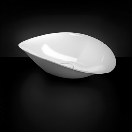 Раковина для ванної Marmorin Kiara 50х32,2 см литий камінь білий P 663 050 020 010