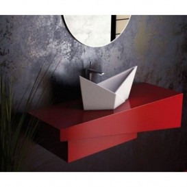 Раковина для ванної Marmorin Palera 59,6х27,7 см литий камінь білий 585 060 020 xx x