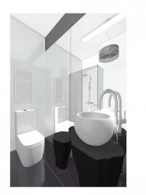 Раковина для ванної Marmorin Perla Ø40 см литий камінь білий 360 040 020 xx x