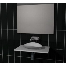 Раковина для ванной Marmorin Tinette 37,4х29,7 см литой камень белый P 545 028 020 010