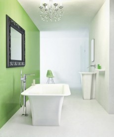 Раковина для ванної Marmorin Tytan 62х46 см для підлоги литий камінь білий 650 062 020 xx x