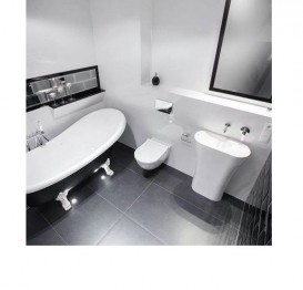 Раковина для ванної Marmorin Wega 44х30,5 см литий камінь білий P 515 050 020 010