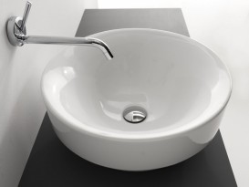 Раковина-чаша для ванной круглая Kerasan Cento накладная 45х45 см белая 355701