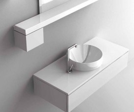 Раковина-чаша для ванной круглая Kerasan Cento накладная 45х45 см белая 355701