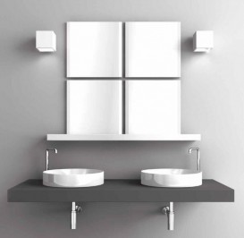 Раковина-чаша для ванной круглая Kerasan Cento накладная 45х45 см белая 355701