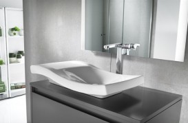 Раковина-чаша для ванної накладна Roca Urbi 2 66х38 кераміка біла A327226000