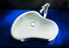 Раковина-чаша для ванной накладная Roca Urbi 8 55х40 керамика белая A32722A000