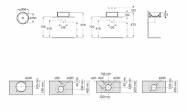 Раковина-чаша для ванної накладна Roca Terra 39х39 кераміка біла A32722D000