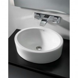 Раковина-чаша для ванной накладная Roca Fuego 49х39 керамика белая A32722E000