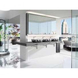 Раковина-чаша для ванної накладна Roca Urban 40х40 см із зовнішнім декором Rio кераміка біла A32765R00U