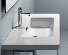 Раковина для ванної підвісна Catalano NEW LIGHT 80x48 см без відп. під змішувач біла 180LI4800