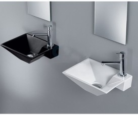 Раковина для ванної AeT Idea Clessidra підвісна прямокутна білий L271T0RPV1