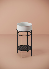 Раковина для ванної кімнати ArtCeram Atelier Ø 44 см кераміка білий ATL001 01;00